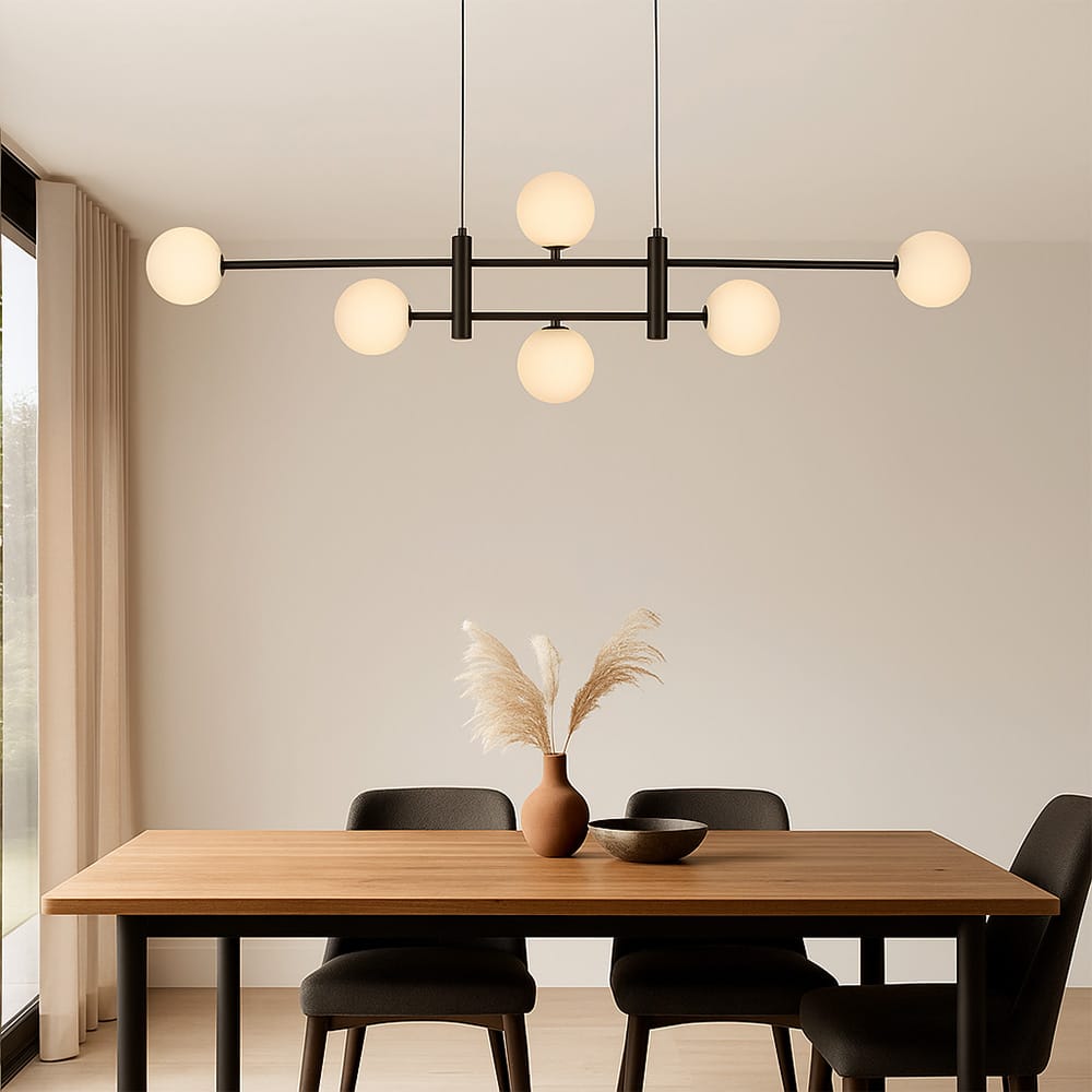 Linear Pendant Tyson 6-Light Pendant - Black
