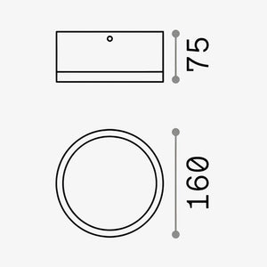 Exterior Wall Light Urano PL1 Big Wall Light