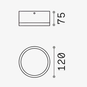 Exterior Wall Light Urano PL1 Small Wall Light