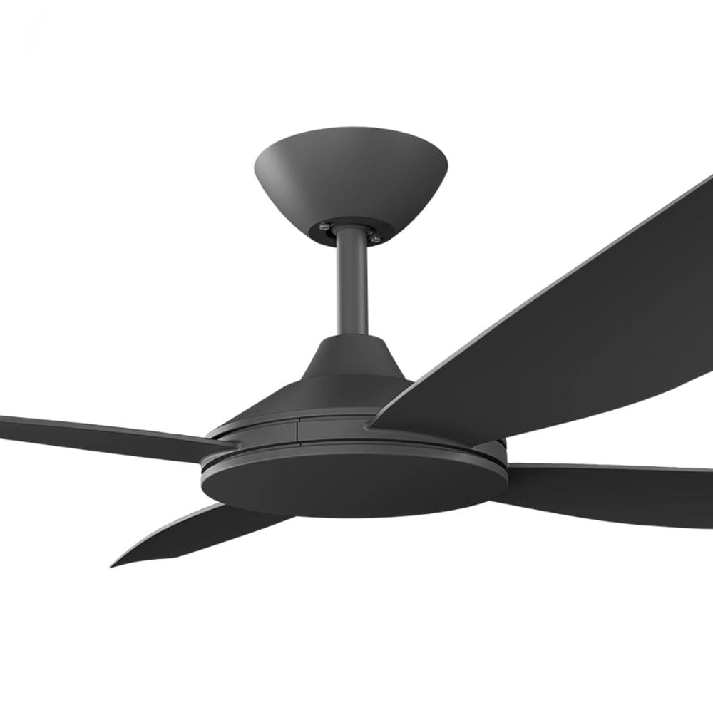 Without Light Vanga DC Ceiling Fan Black - No Light