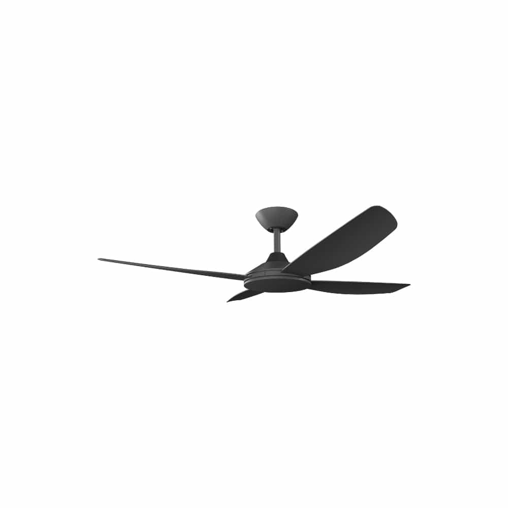 Without Light Vanga DC Ceiling Fan Black - No Light