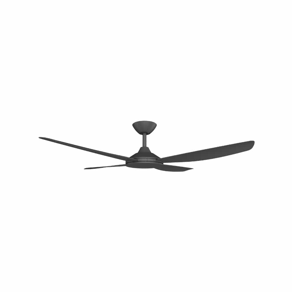 Without Light Vanga DC Ceiling Fan Black - No Light