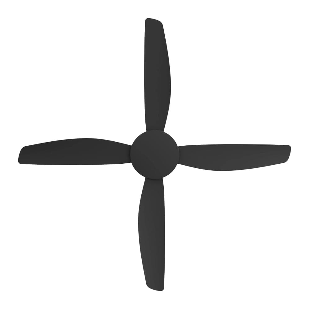 Without Light Vanga DC Ceiling Fan Black - No Light