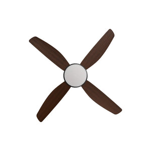 With Light Vanga DC Ceiling Fan Black with Koa Blades - With Light