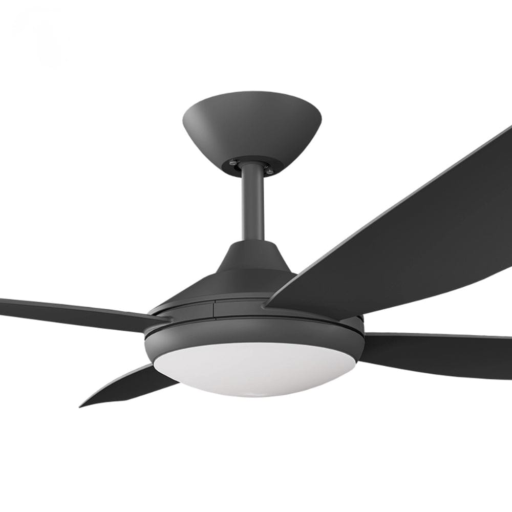 With Light Vanga DC Ceiling Fan Black - With Light