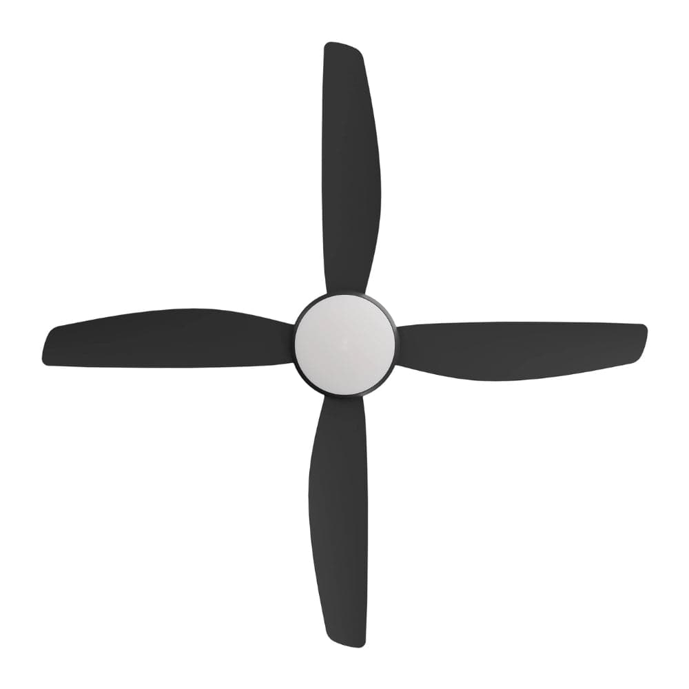 With Light Vanga DC Ceiling Fan Black - With Light