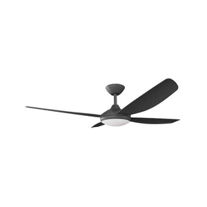 With Light Vanga DC Ceiling Fan Black - With Light