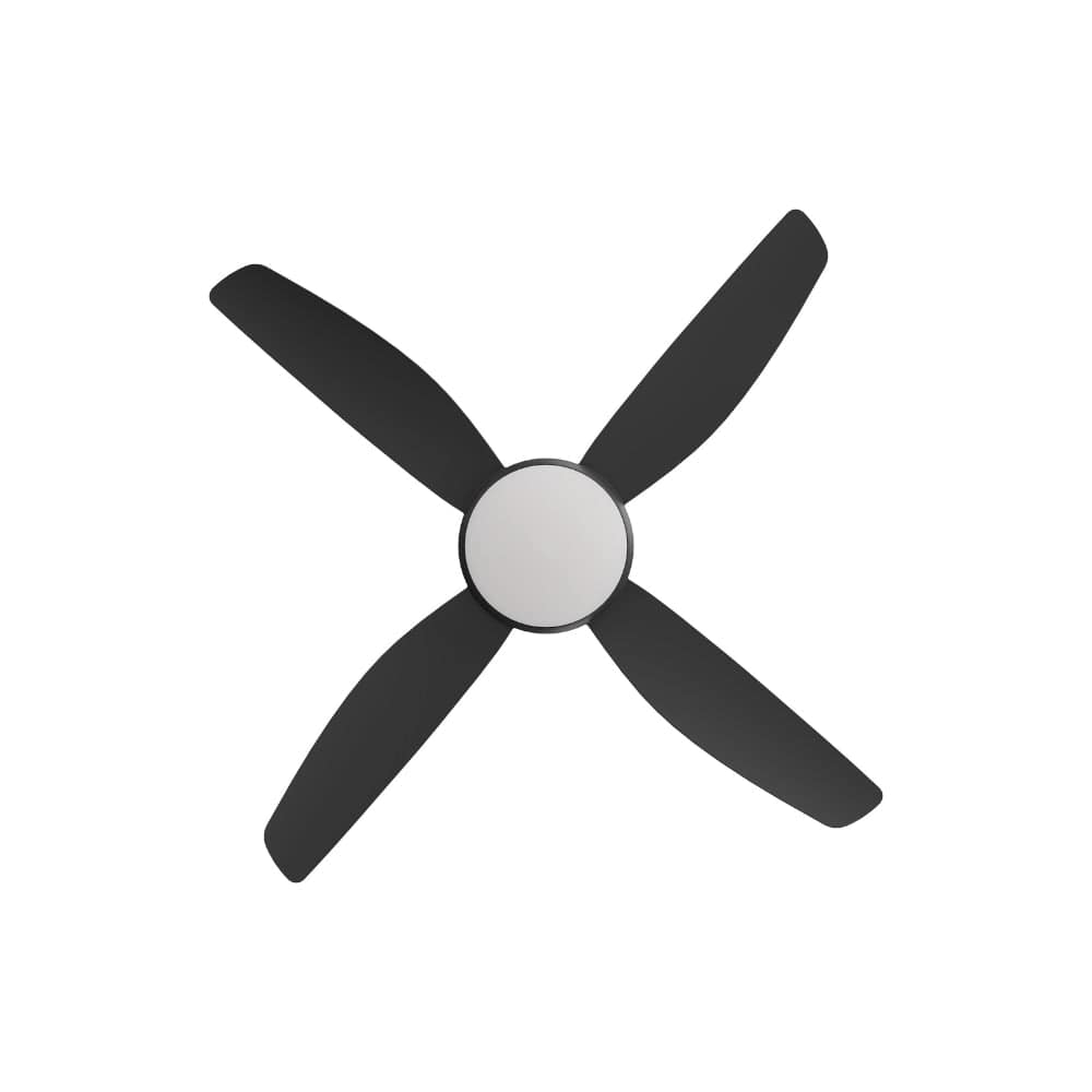 With Light Vanga DC Ceiling Fan Black - With Light