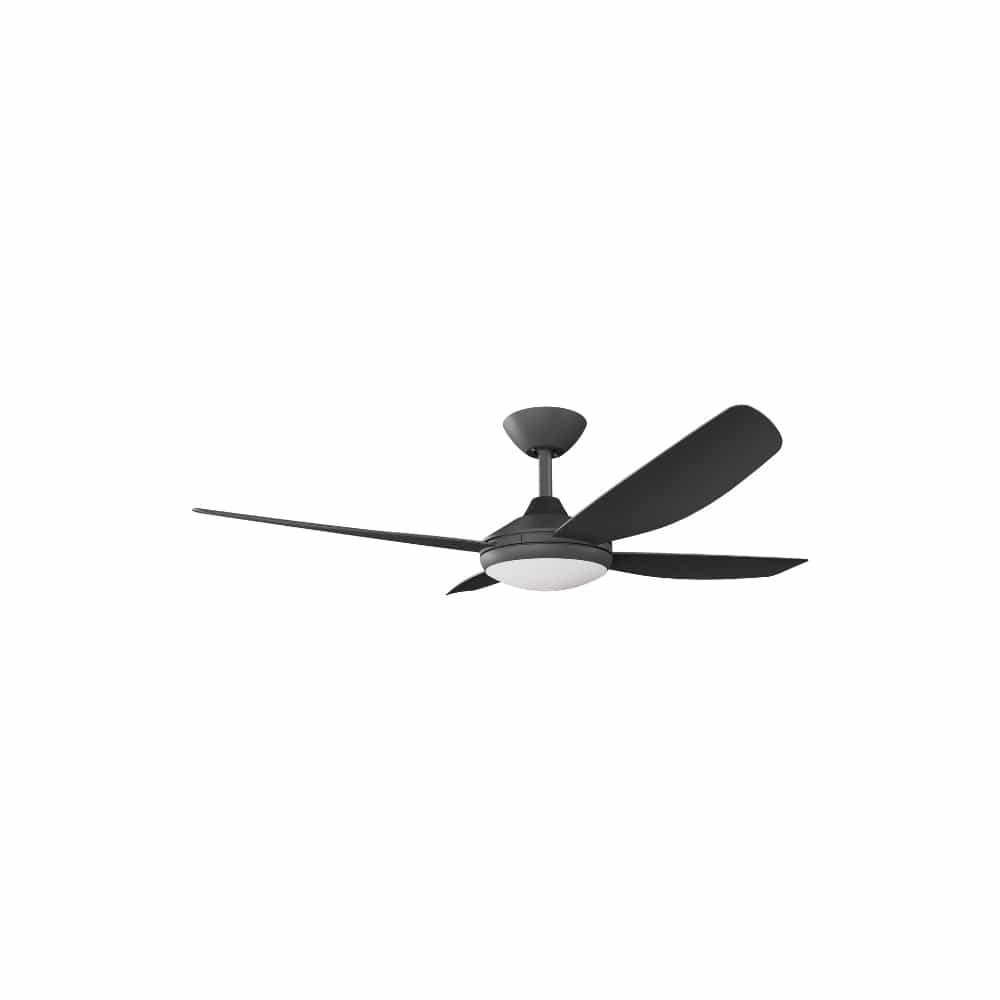 With Light Vanga DC Ceiling Fan Black - With Light