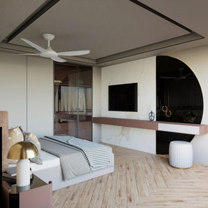 Without Light Vanga DC Ceiling Fan White - No Light