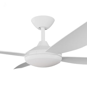 With Light Vanga DC Ceiling Fan White - With Light