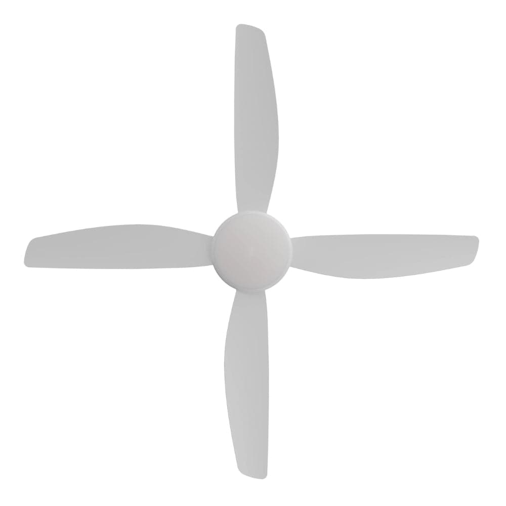 With Light Vanga DC Ceiling Fan White - With Light