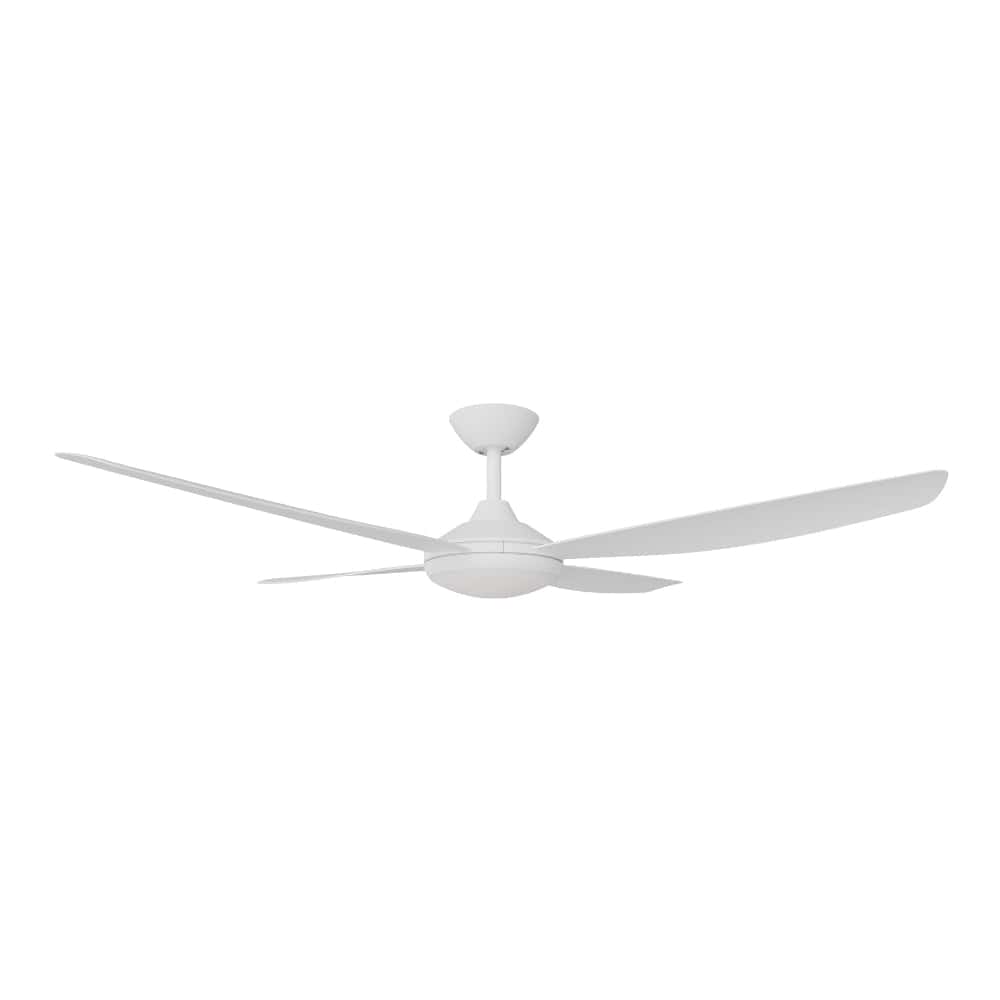 With Light Vanga DC Ceiling Fan White - With Light