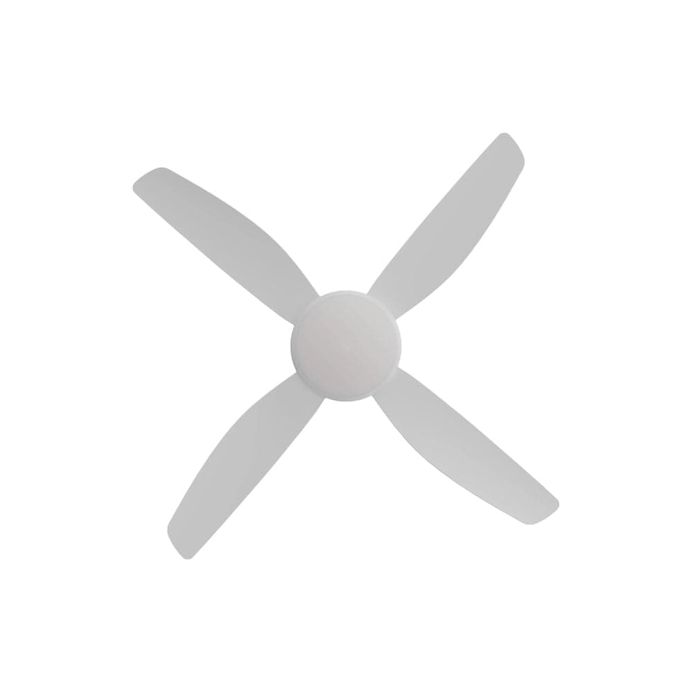 With Light Vanga DC Ceiling Fan White - With Light