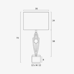 Table Lamps Vardo Table Lamp