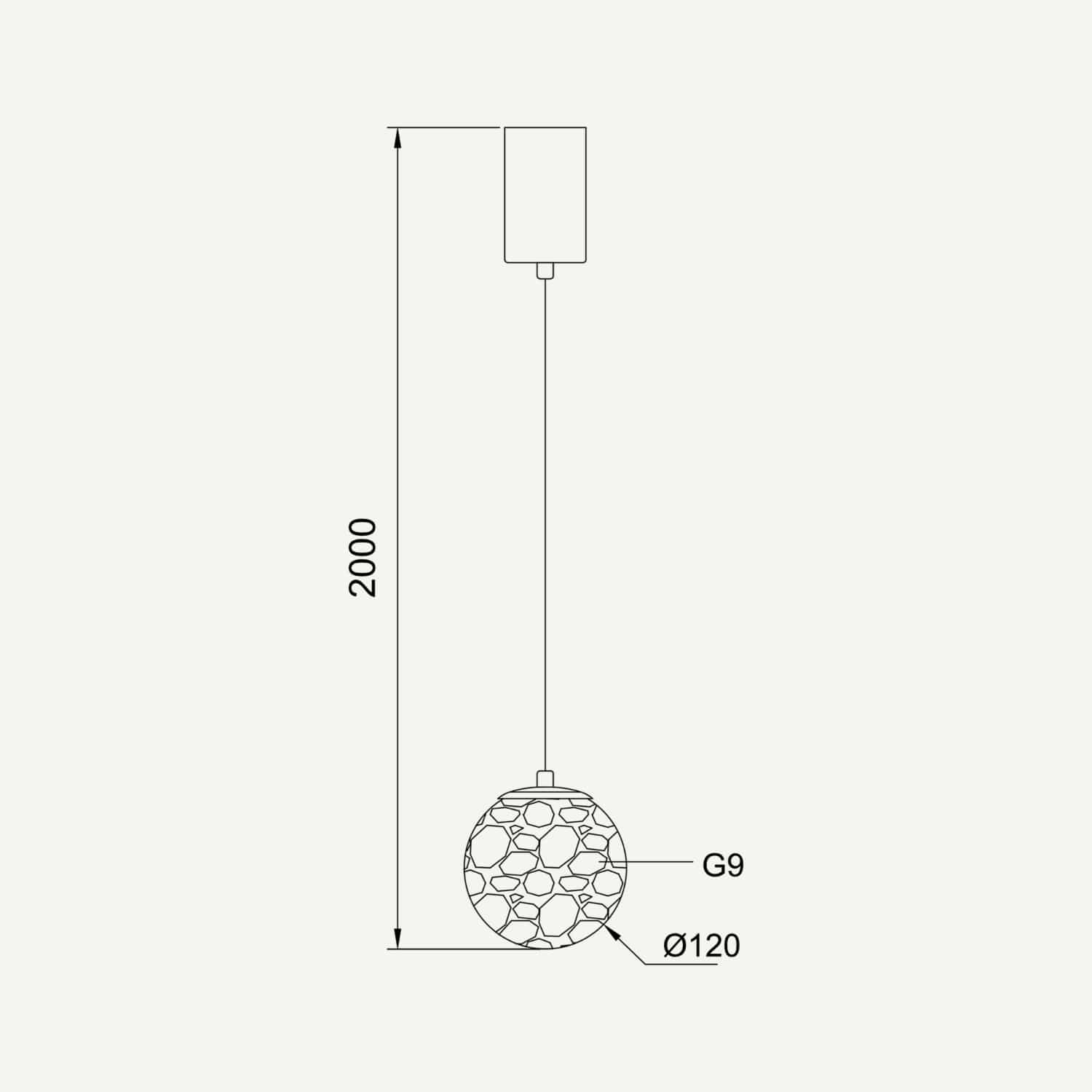 Interior Pendant Varenna Alabaster Pendant Light
