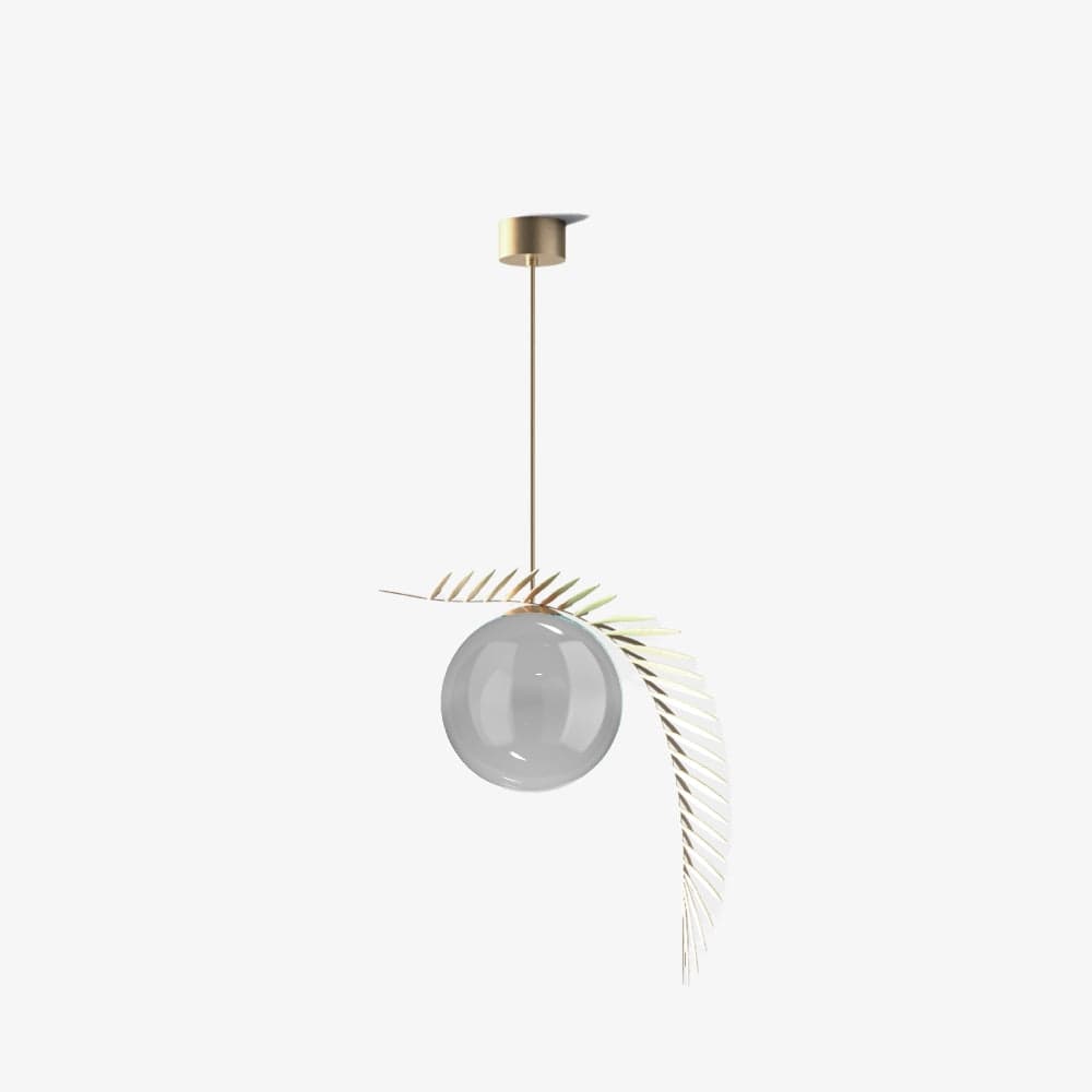 Interior Pendant Vegetal Palma Pendant - Smoke Glass - Clearance