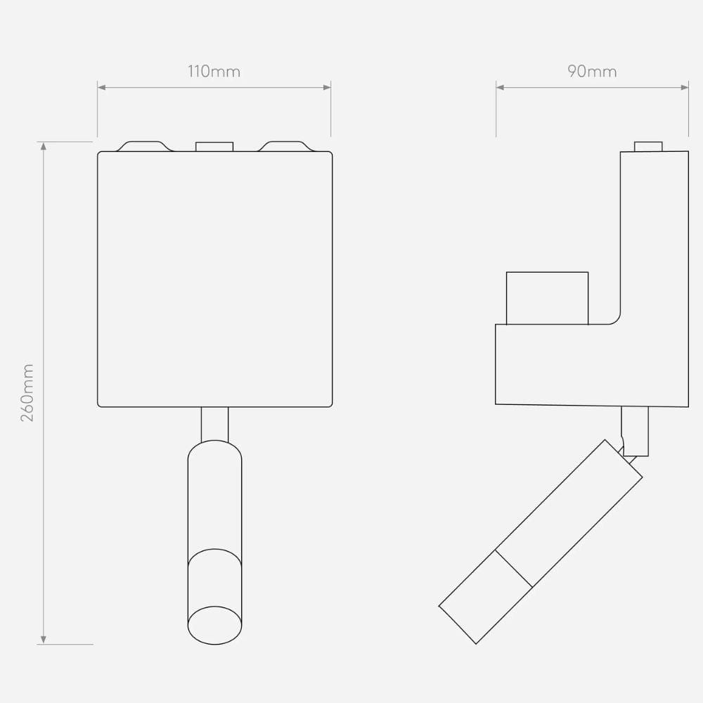 Bedside Wall Lights Venn Reader Wall Light