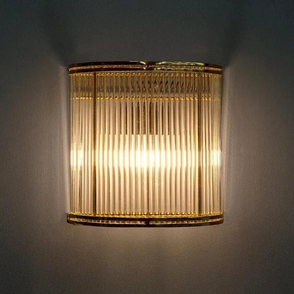 Interior Wall Light / Sconce Verre Half Round Wall Light