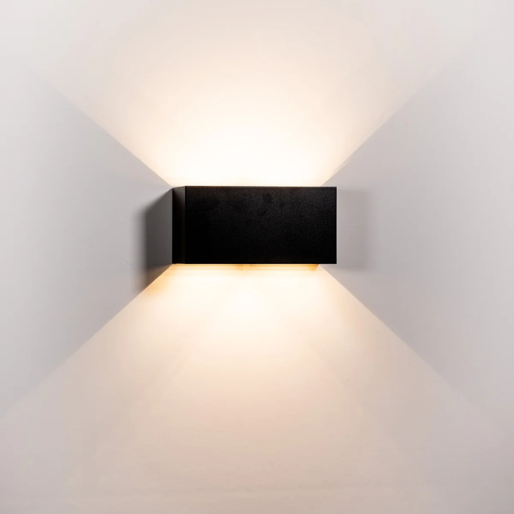 Rectangle Wall Sconce Up Down Enlite Square Halo Trim Up Or Down CCT