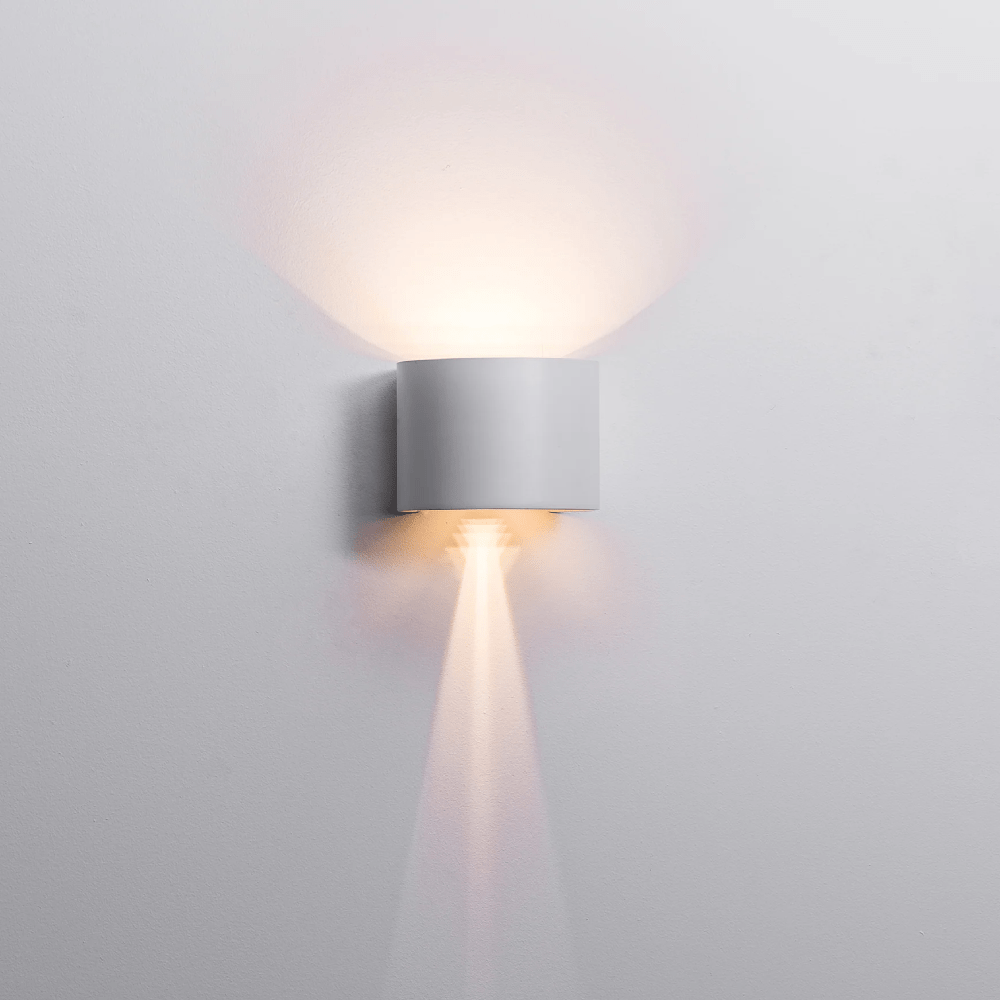 Exterior Wall Light Versa Round Up & Down Wall Light