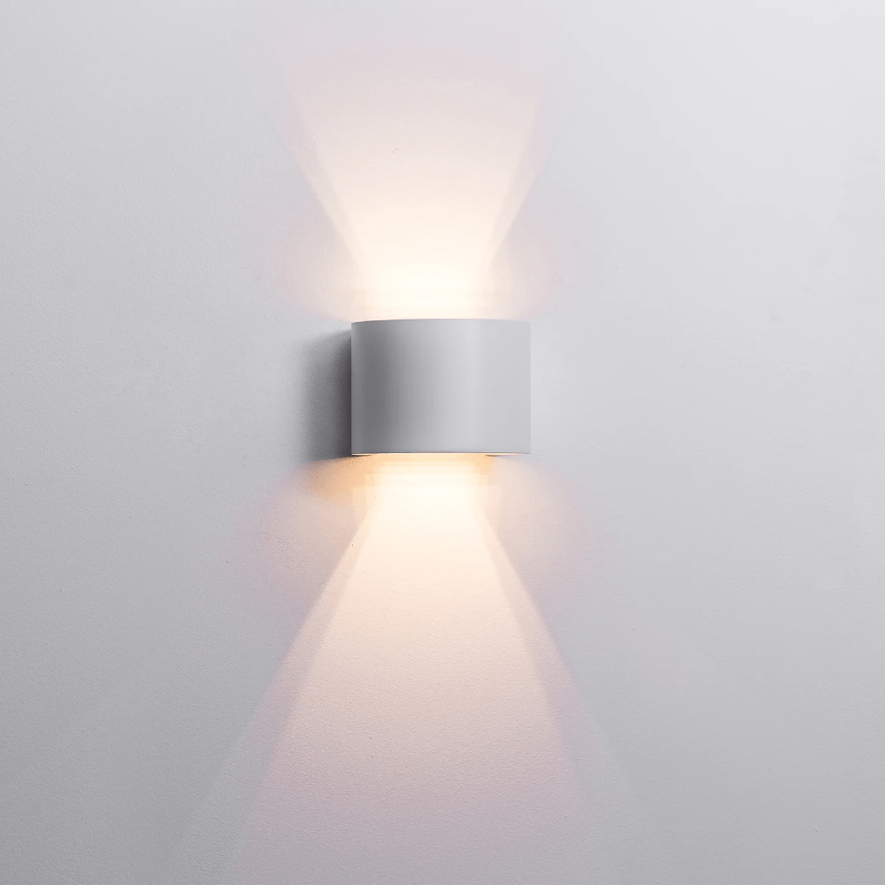 Exterior Wall Light Versa Round Up & Down Wall Light