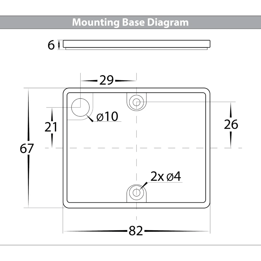 Exterior Wall Light Versa Square Up & Down Wall Light - 12V