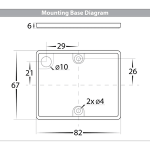 Exterior Wall Light Versa Square Up & Down Wall Light - 12V