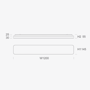 Interior Flush & Semi Flush Verso 1200 Ceiling Light