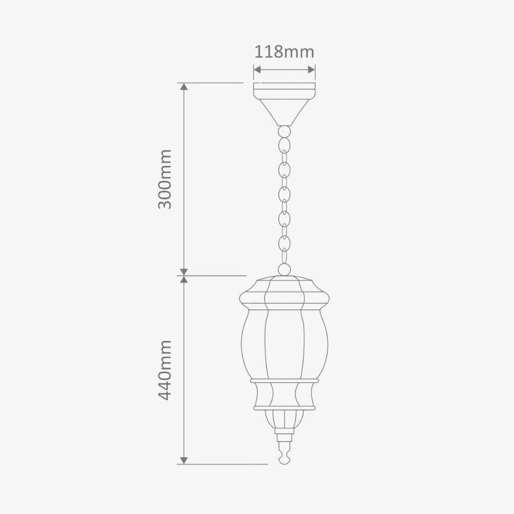 Exterior Pendant Vienna Large Pendant Light