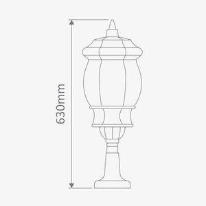 Pillar Mount Vienna Large Pillar Mount Light