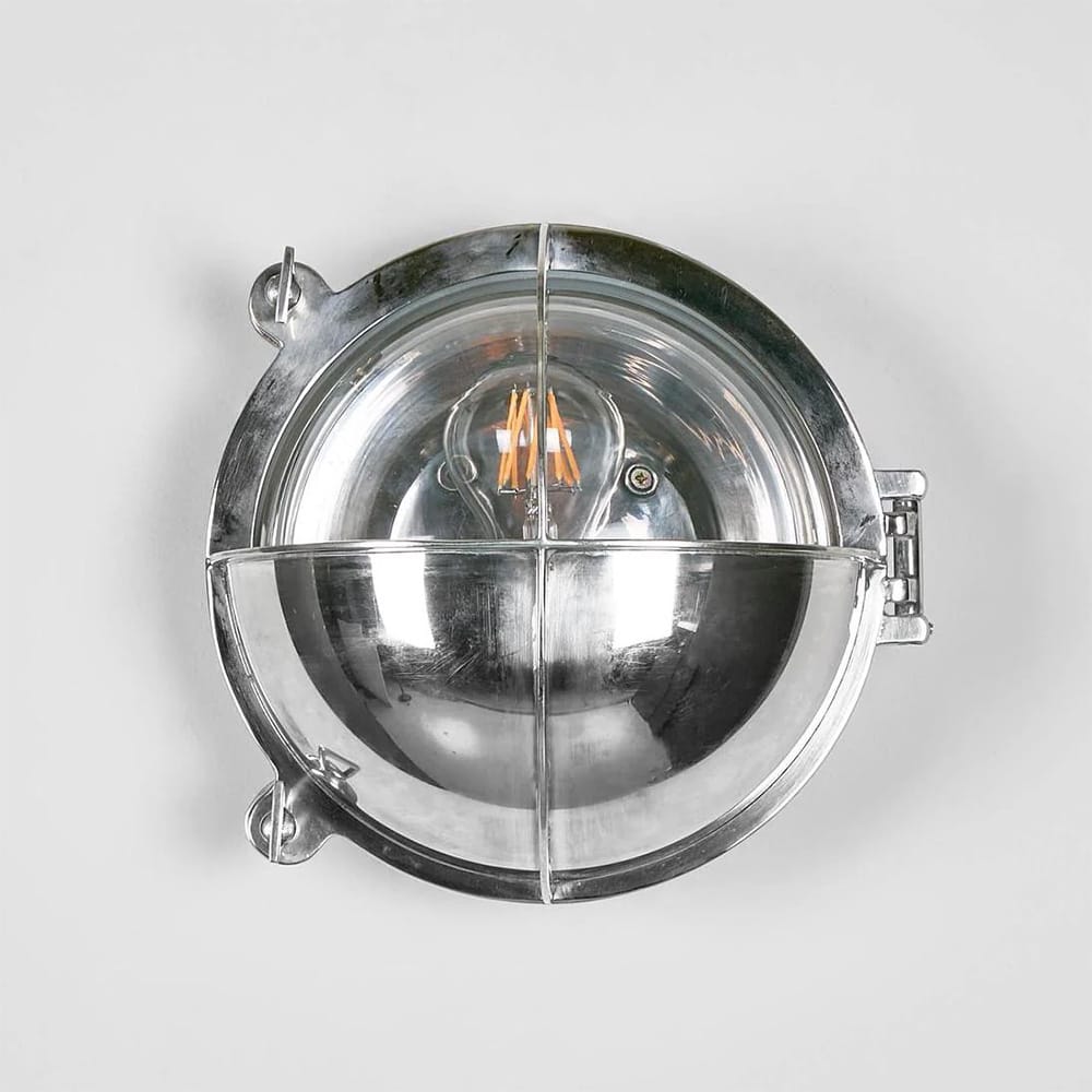 Exterior Wall Light Vienna Outdoor Wall Light Antique Silver (Excess Stock)
