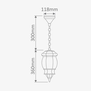 Exterior Pendant Vienna Pendant Light