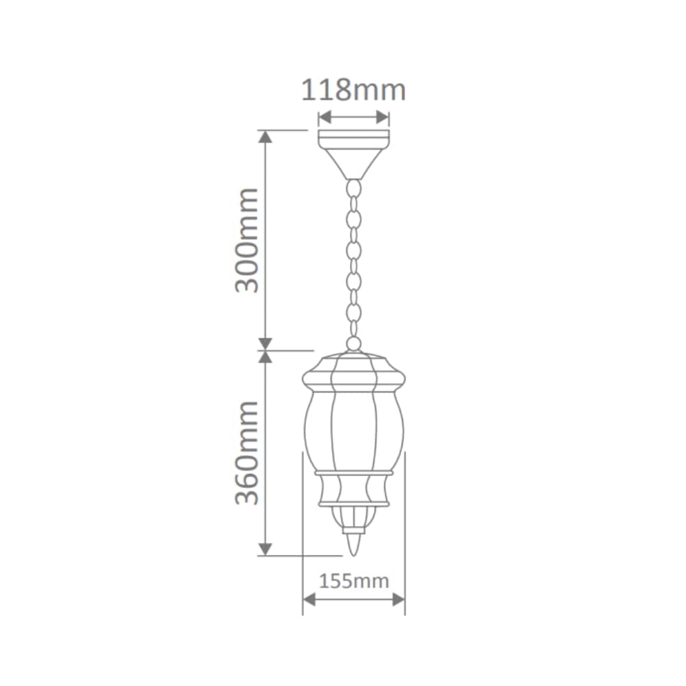 Exterior Pendant Vienna Pendant Light