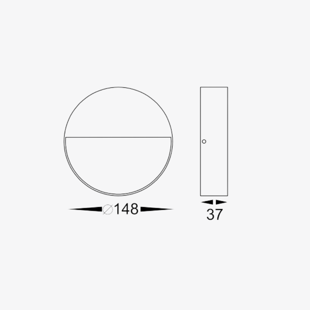 Step Lights Virsma Round Step Light - 12V