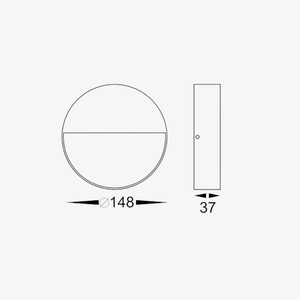 Step Lights Virsma Round Step Light - 240V