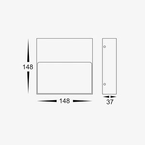 Step Lights Virsma Square Step Light - 12V