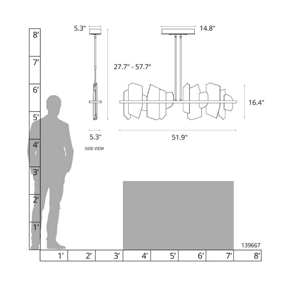 Linear Pendant Volterra Linear LED Pendant