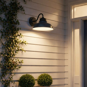 Exterior Wall Light Wallace Small Gooseneck Barn Light