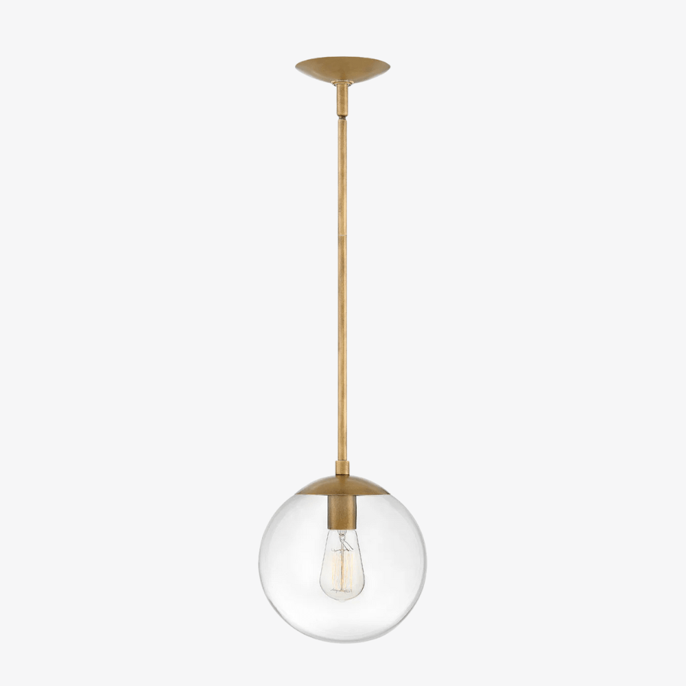 Interior Pendant Warby 1 Light Pendant - Heritage Brass - CLEARANCE