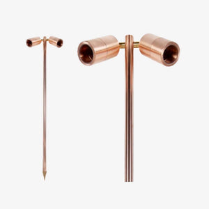 Exterior Spike Light Wategos Twin Directional Spike Bollard