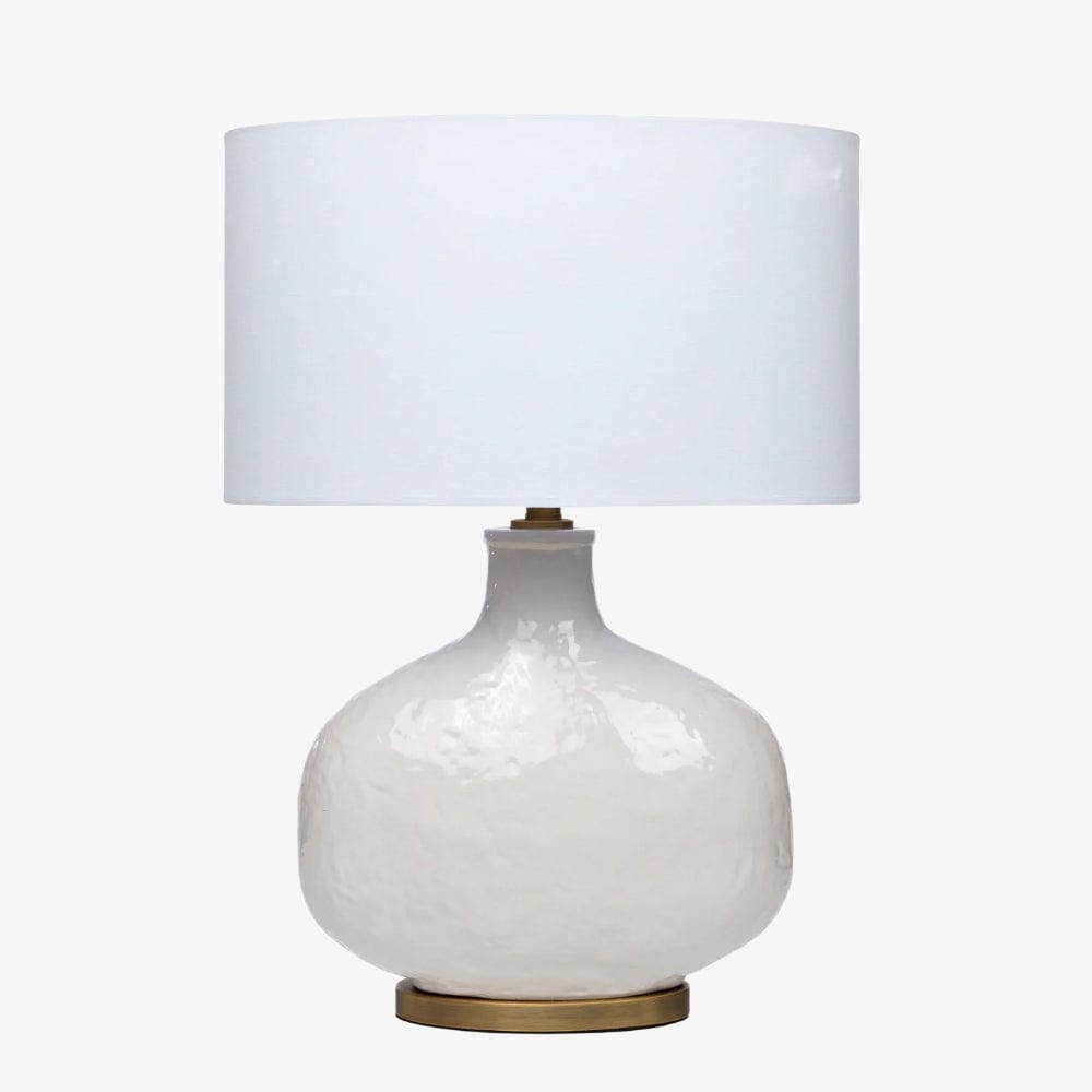 Table Lamps White Ceramic Lamp Base & Shade - CLEARANCE (Excess Stock)