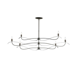 Interior Pendant Willow 6 Light Large Chandelier