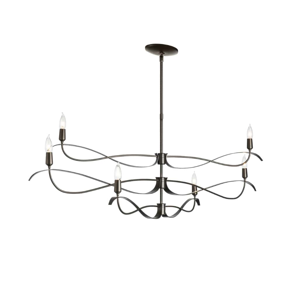 Interior Pendant Willow 6 Light Large Chandelier