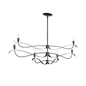 Interior Pendant Willow 6 Light Large Chandelier