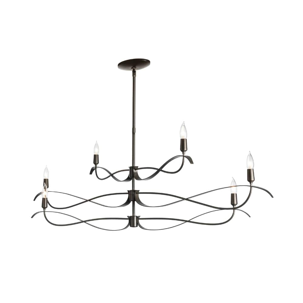 Interior Pendant Willow 6 Light Large Chandelier