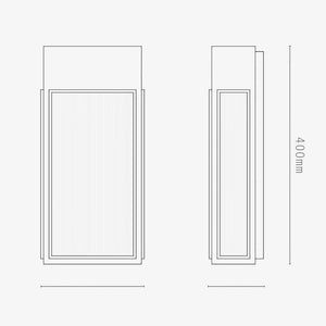 Exterior Wall Light Willow Wall Lantern