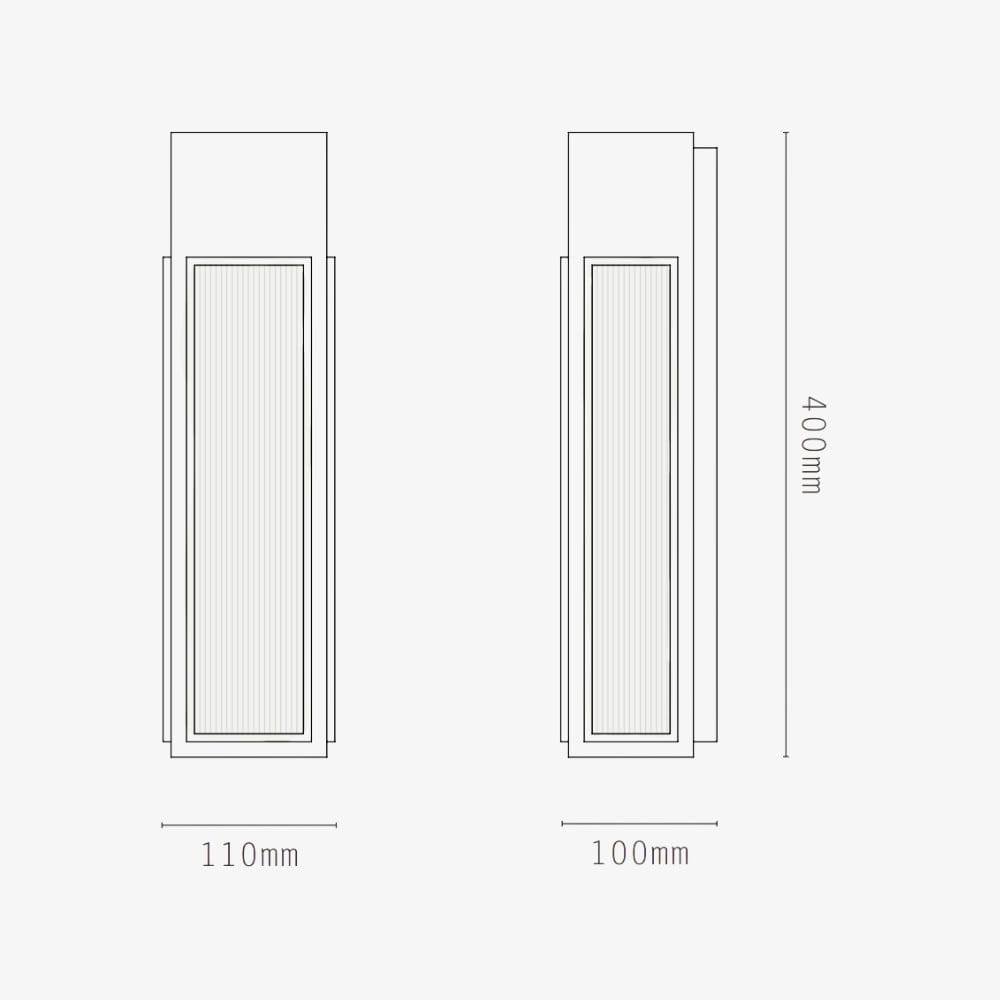 Exterior Wall Light Willow Wall Lantern