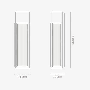 Exterior Wall Light Willow Wall Lantern