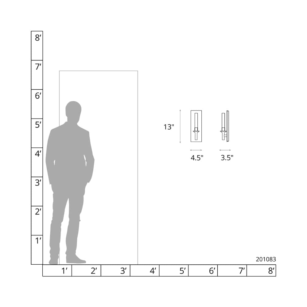 Interior Wall Light / Sconce Windsor 1 Light Sconce